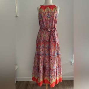 Beautiful print maxi dress